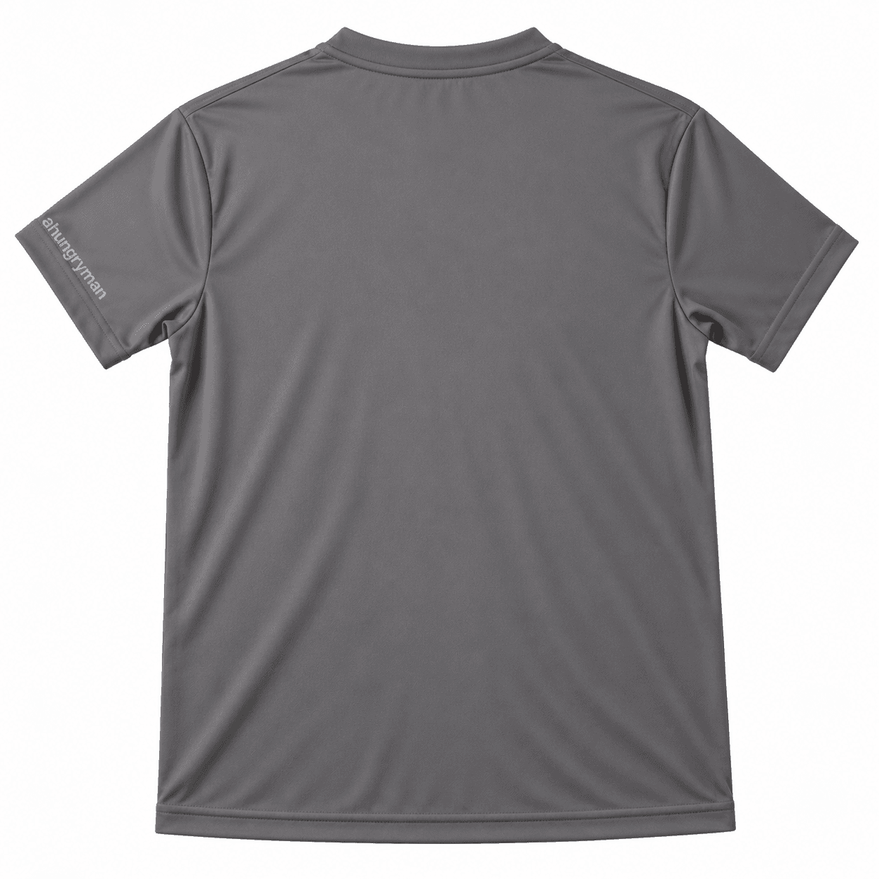 Gray AHUNGRYMAN T-Shirt — back view